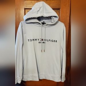 Tommy Hilfiger light blue hoodie size xl